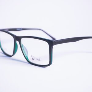 Armazón Negro con Detalles en Verde — Estilo Urbano