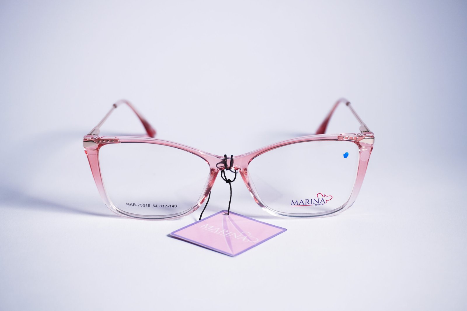 Armazón para Dama Rosa Clear con Terminales Metálicas - Image 2