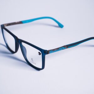 Armazón de Acetato Azul Talla Grande