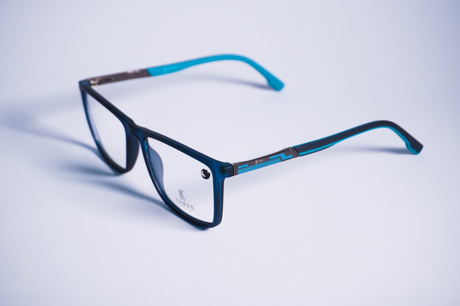 Armazón de Acetato Azul Talla Grande