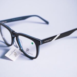 Armazón Negro con Acabados Azul