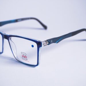 Armazón Azul de Pasta con Clip Solar Polarizado Incluido