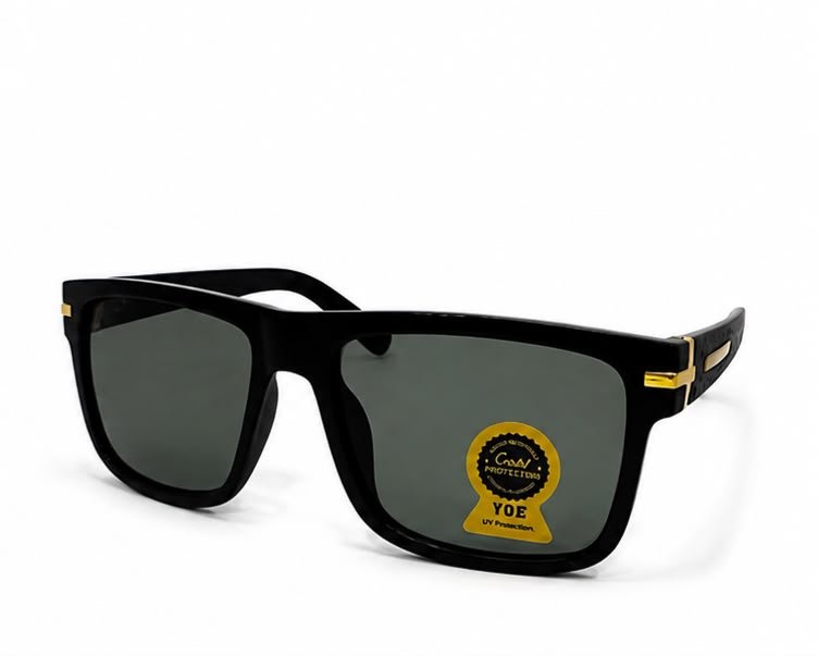"Negro Grueso Gold Trim" — L3628Y